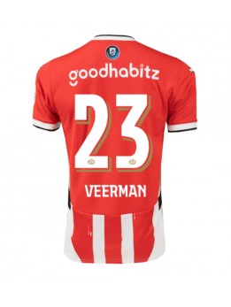 PSV Eindhoven Joey Veerman #23 Replika Hemmakläder 2024-25 Kortärmad